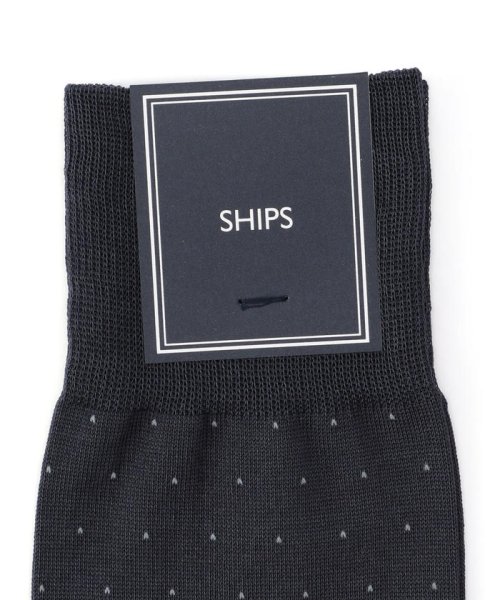 SHIPS MEN(シップス　メン)/SHIPS: コットン ピンドット ドレス ソックス/img01
