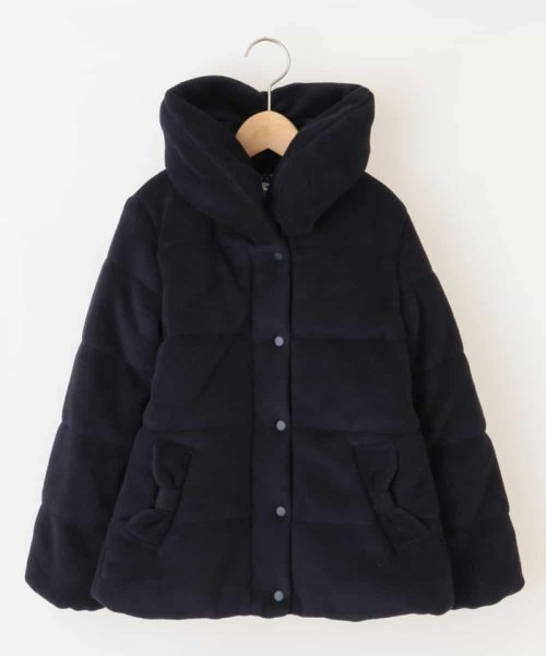 a.v.v(KID'S)(アー・ヴェ・ヴェキッズ)/[100－130]【洗える】メランジ起毛中綿コート[WEB限定サイズ]/img01