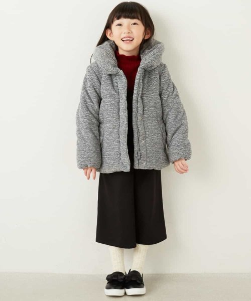 a.v.v(KID'S)(アー・ヴェ・ヴェキッズ)/[100－130]【洗える】メランジ起毛中綿コート[WEB限定サイズ]/img03