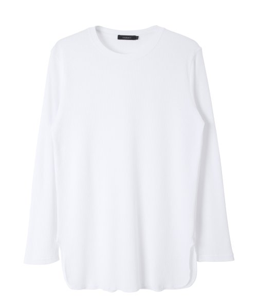 ロング丈サーマルtシャツ ロンt メンズ ラウンドカット Tシャツ 無地 ロング丈 カットソー ジギーズショップ Jiggys Shop Magaseek