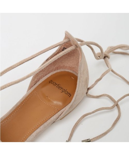 セール Quartierglam ポインテッドレースアップフラットシューズ イエナ Iena Magaseek