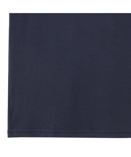 MAC HOUSE(women)(マックハウス（レディース）)/Navy 機能インナー無地半袖UネックTシャツ 375501MH/img02