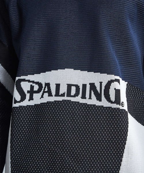 5351POURLESHOMMES(5351POURLESHOMMES)/【SPALDING×5351】ジャカードクルーネックニットプルオーバー/img09