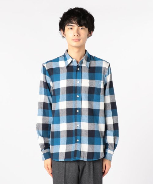 FREDY&GLOSTER MEN'S(フレディアンドグロスター　メンズ)/【Web限定商品】ビエラブロックチェック ネルシャツ/img01