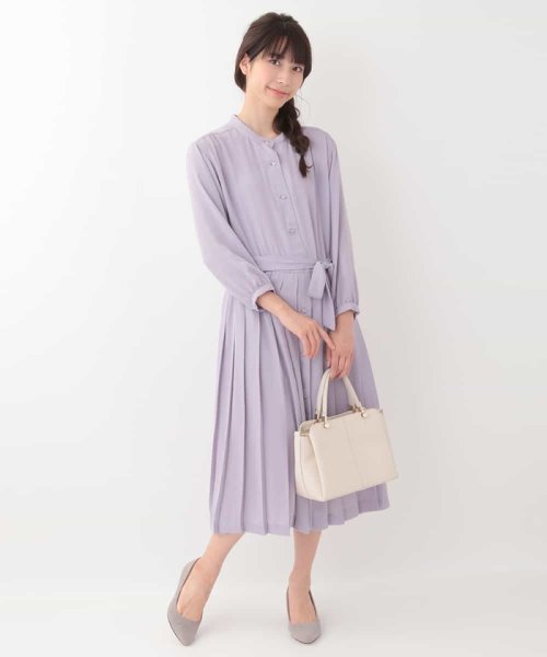 セール シフォンプリーツシャツワンピース オフオン Ofuon Magaseek