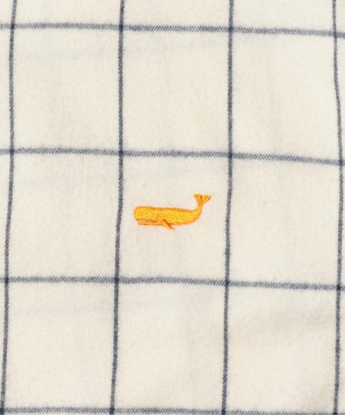NOLLEY’S goodman(ノーリーズグッドマン)/クジラ刺繍ボタンダウンネルシャツ/img11