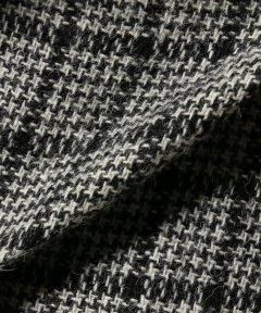 Harris Tweed Split Raglan Coat 18020300200230: Black A
