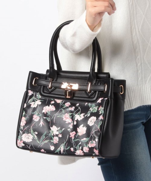 rienda(BAG)(リエンダ（バッグ）)/【rienda】【rienda】OLD ROSE FLOWER PRINT TOTE S/img06