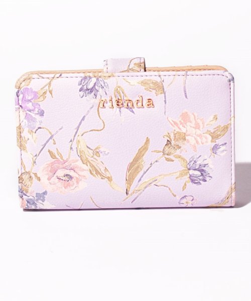 rienda(BAG)(リエンダ（バッグ）)/【rienda】【rienda】OLD ROSE FLOWER PRINT MINI ROUND WALLET/img07
