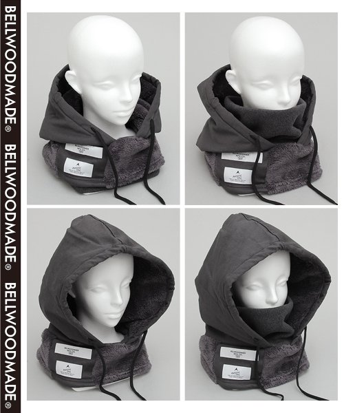 AMS SELECT(エーエムエスセレクト)/【BELLWOODMADE/ベルウッドメイド】BELLHOOD/ベルフード/フリースボアフードウォーマー/ネックウォーマー/ フード/img12