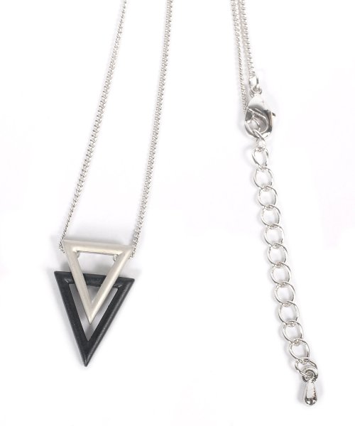 ネックレス シルバー メタル シンプル メンズネックレス バイカラー スペイド Spade Magaseek