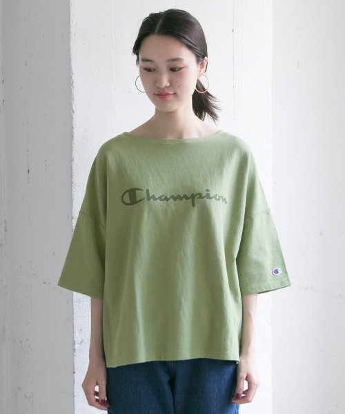 URBAN RESEARCH(アーバンリサーチ)/Champion　REVERSE WEAVE BOATNECK T－SHIRTS/img06