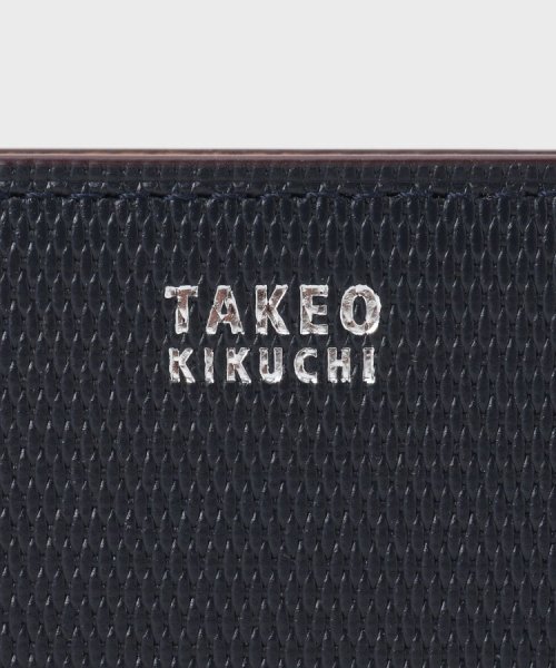 TAKEO KIKUCHI(タケオキクチ)/【ソフト＆ナチュラル】ミニメッシュ レザー 2つ折り財布/img07