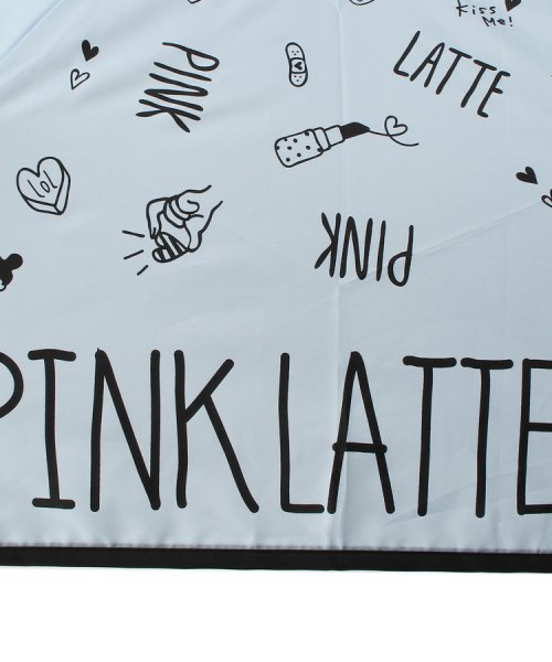 PINK-latte(ピンク　ラテ)/ロゴプリント 折りたたみ傘/img05
