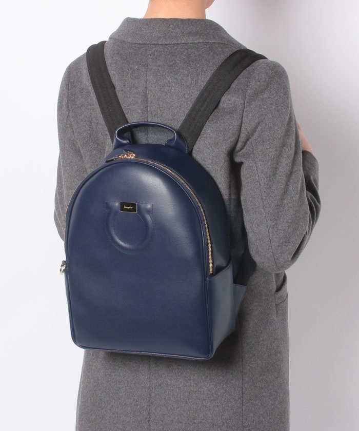 【Salvatore Ferragamo】バックパック/CITY TOTE【NAVY】