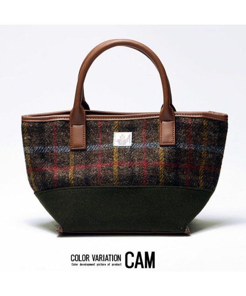 Harris Tweed(ハリスツイード)/HARRIS TWEED【ハリスツイード】フェルト合わせミニトートBAG/img09