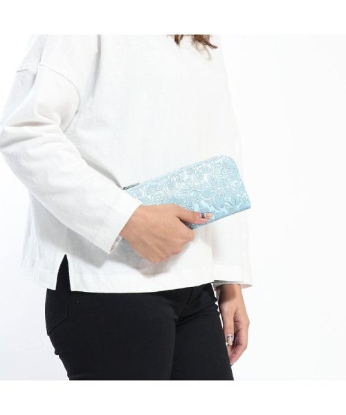 アルカン L字ファスナー 長財布 Arukan クレア 本革 花柄 1413－657 