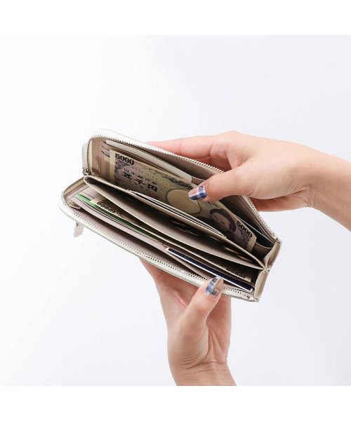 アルカン L字ファスナー 長財布 Arukan クレア 本革 花柄 1413－657 