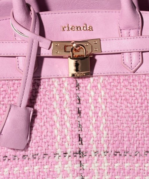 rienda(BAG)(リエンダ（バッグ）)/【rienda】TWEED BELT TOTE M/img06