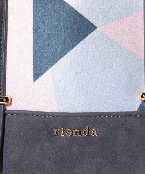 rienda(BAG)(リエンダ（バッグ）)/【rienda】GEOMETRY PRINT CHANGE TOTE S/img06