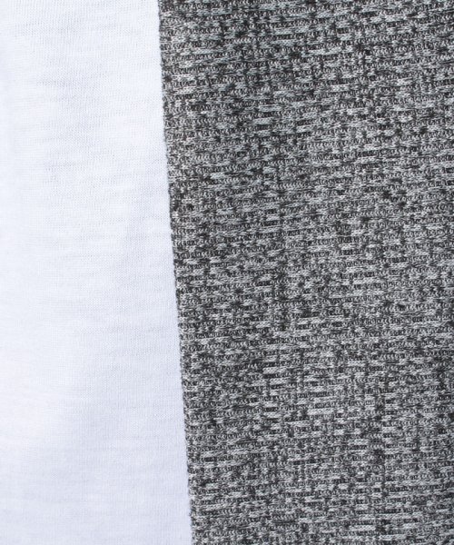MARUKAWA(大きいサイズのマルカワ)/大きいサイズ ニットソー素材  カーディガン 半袖Tシャツ付き アンサンブル/img07