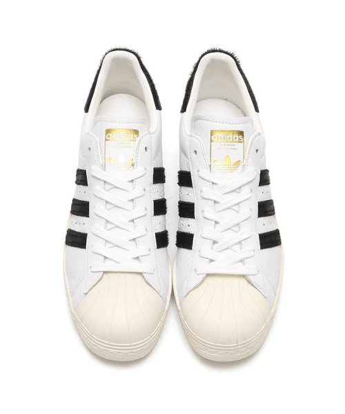 Adidas(アディダス)/adidas Originals SUPERSTAR 80s  Running White/Core Black/Gold Mett/img02