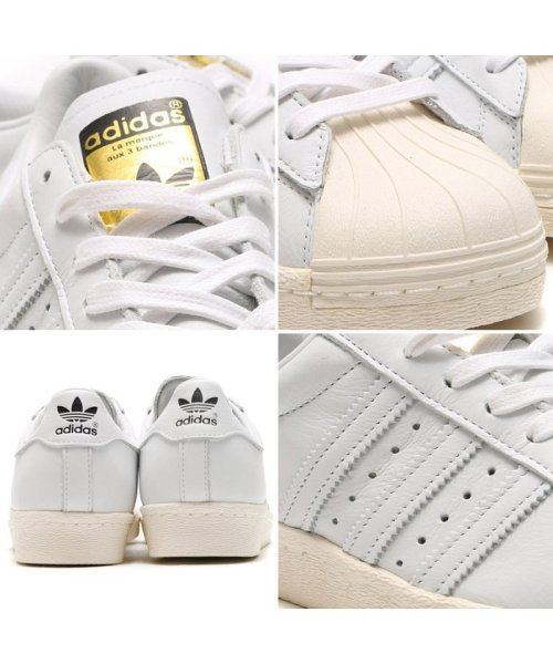Adidas(アディダス)/adidas Originals SUPERSTAR 80's DLX   RUNNING WHITE/RUNNING WHITE/CREAM WHITE/img03