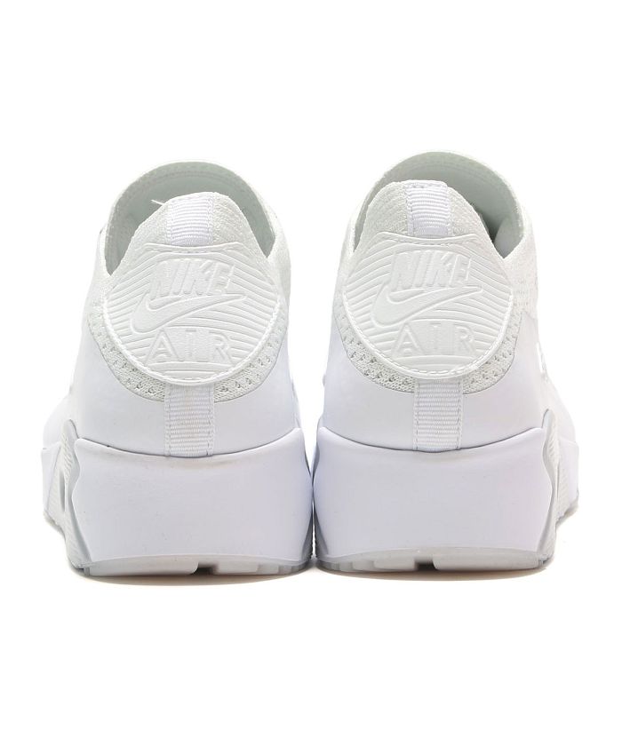 NIKE(NIKE) |NIKE AIR MAX 90 ULTRA 2.0 FLYKNIT WHITE/WHITE－PURE PLATINUM－WHITE(501495760)  - MAGASEEK