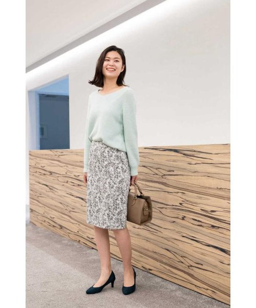 フラワージャガードスカート(501370165) | ナチュラルビューティー  