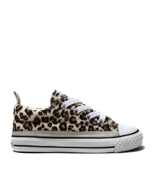 CONVERSE(コンバース)/CONVERSE CHILD ALL STAR N LEOPARDFUR SLIP OX  ホワイト/img01