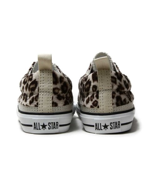 CONVERSE(コンバース)/CONVERSE CHILD ALL STAR N LEOPARDFUR SLIP OX  ホワイト/img05