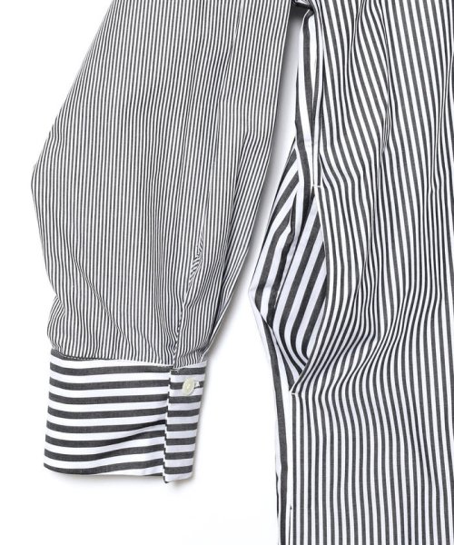 セール 50 Off Ray Beams クレイジー ストライプ シャツ ワンピース ビームス アウトレット Beams Outlet Magaseek