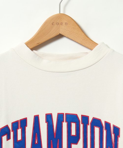 coen(coen)/Champion(チャンピオン)スウェットロゴTシャツ/img01