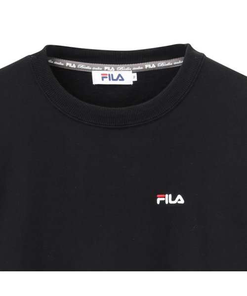 MAC HOUSE(women)(マックハウス（レディース）)/FILA フィラ 裏起毛ワンポイントロゴ刺繍トレーナー FL1494A/img01