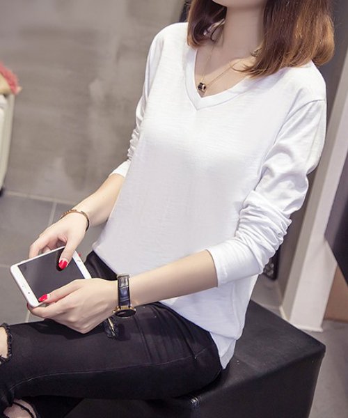 セール Vネックカットソー 韓国 ファッション レディース かわいい シンプル オシャレ A W Ra 60 アフェリーチェ Afelice Magaseek セール Vネックカットソー 韓国 ファッション レディース かわいい シンプル オシャレ A W Ra 60 アフェリーチェ Afelice Magaseek