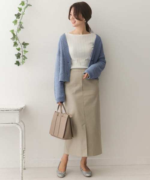 URBAN RESEARCH DOORS ローゲージショートカーディガン