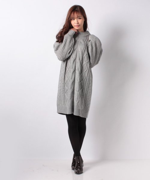 セール 59 Off ケーブルニットモックニットワンピース イング Ingni Magaseek