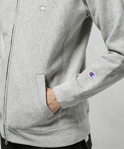 nano・universe(ナノ・ユニバース)/Champion:別注REVERSE WEAVE ZIP CARDIGAN/img11