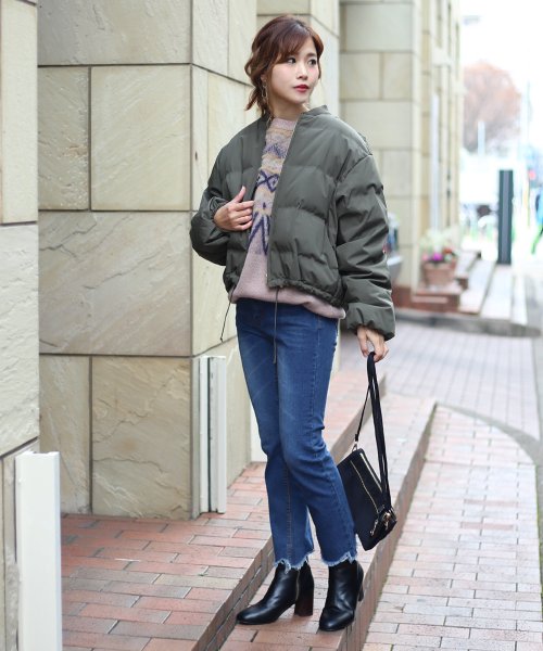 セール Web限定 Ma 1ライクダウンジャケット ブージュルード Bou Jeloud Magaseek