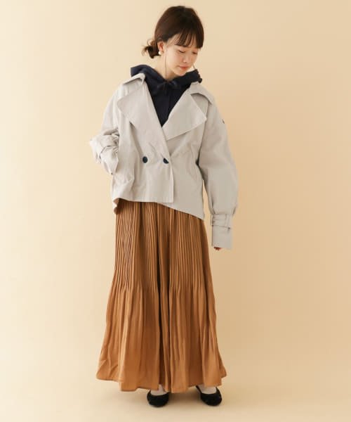 ITEMS URBANRESEARCH(アイテムズ アーバンリサーチ（レディース）)/ショート丈ダブルコート∴/img07