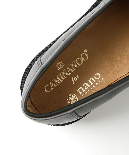 nano・universe(ナノ・ユニバース)/CAMINANDO:別注SUEDE MONTAGNA BIT LOAFERS/img06