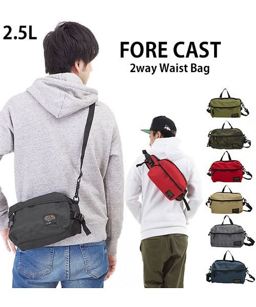FORECAST フォーキャスト forecast9104 ウエストバッグ 2.5L