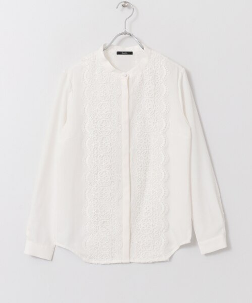 URBAN RESEARCH ROSSO センターレースブラウス