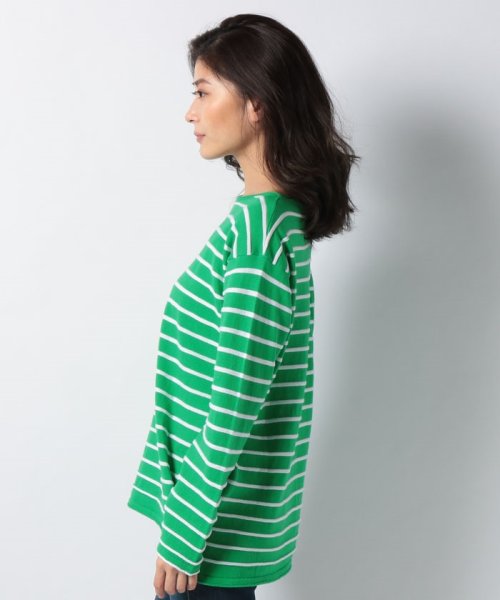 BENETTON (women)(ベネトン（レディース）)/コットンボートネックボーダーニット・セーター/img63