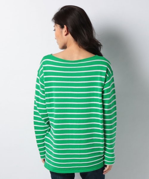 BENETTON (women)(ベネトン（レディース）)/コットンボートネックボーダーニット・セーター/img64