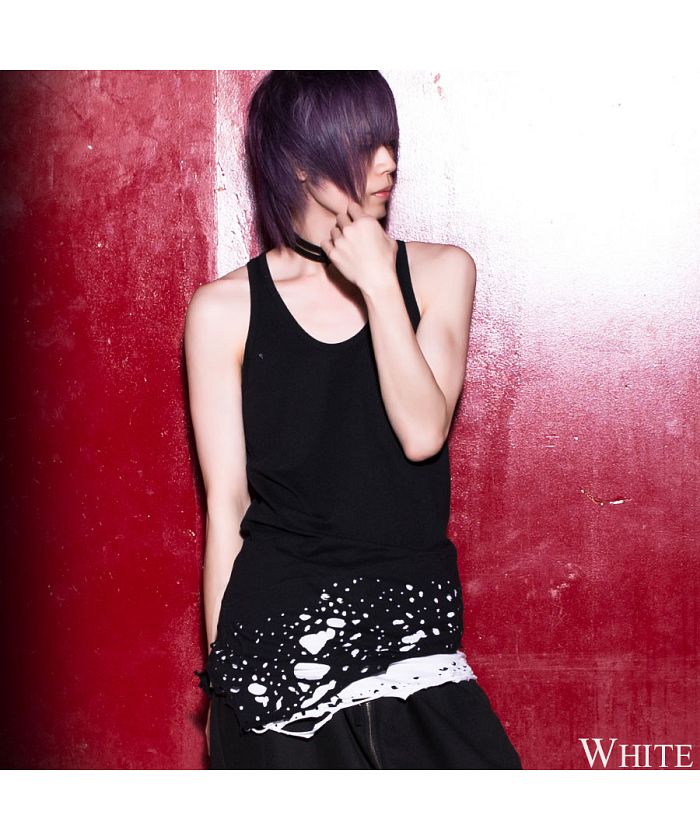 CIVARIZE ZIPポンチョとタンクトップ（シヴァーライズ メンズ