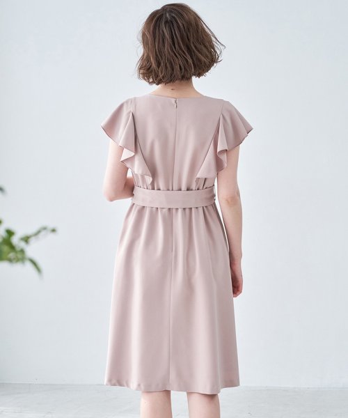 セール 結婚式にも Web限定 フリルスリーブワンピース ロペピクニック Rope Picnic Magaseek