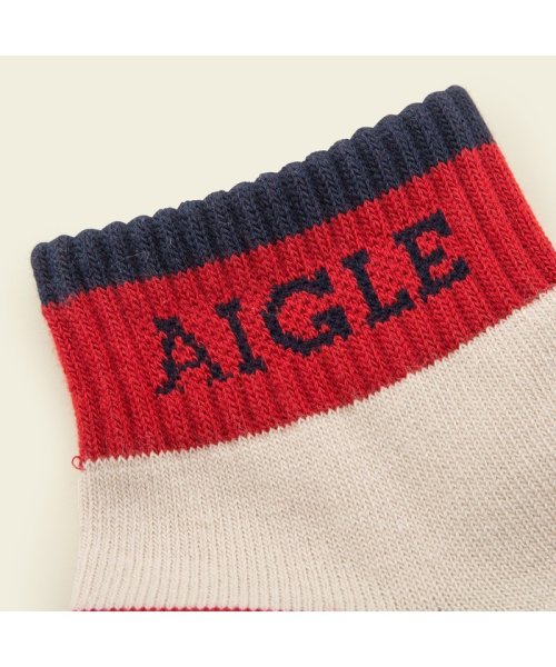 ＡＩＧＬＥ UNISEX(エーグル　ユニセックス)/DFTカラーブロックショートソックス/img01