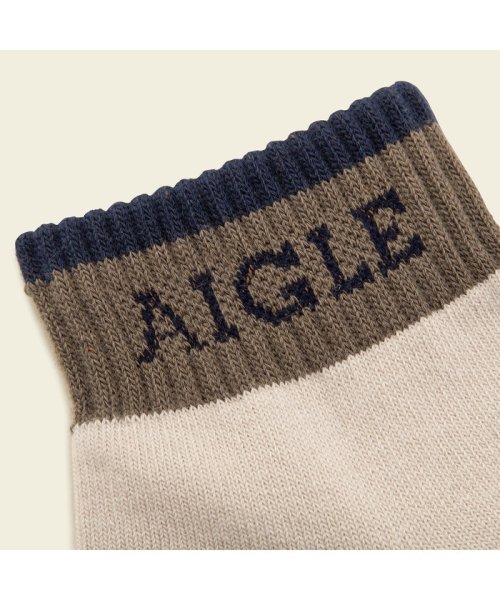 ＡＩＧＬＥ UNISEX(エーグル　ユニセックス)/DFTカラーブロックショートソックス/img03