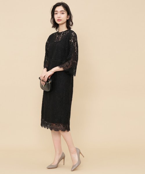 セール 総レースiラインワンピース アダム エ ロペ Adam Et Rope Magaseek